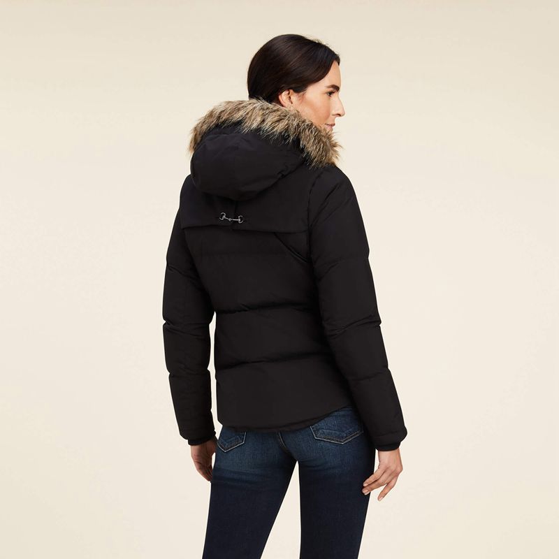 Ariat Clairborne Down Jacket Noir Femme | TAW-60773619