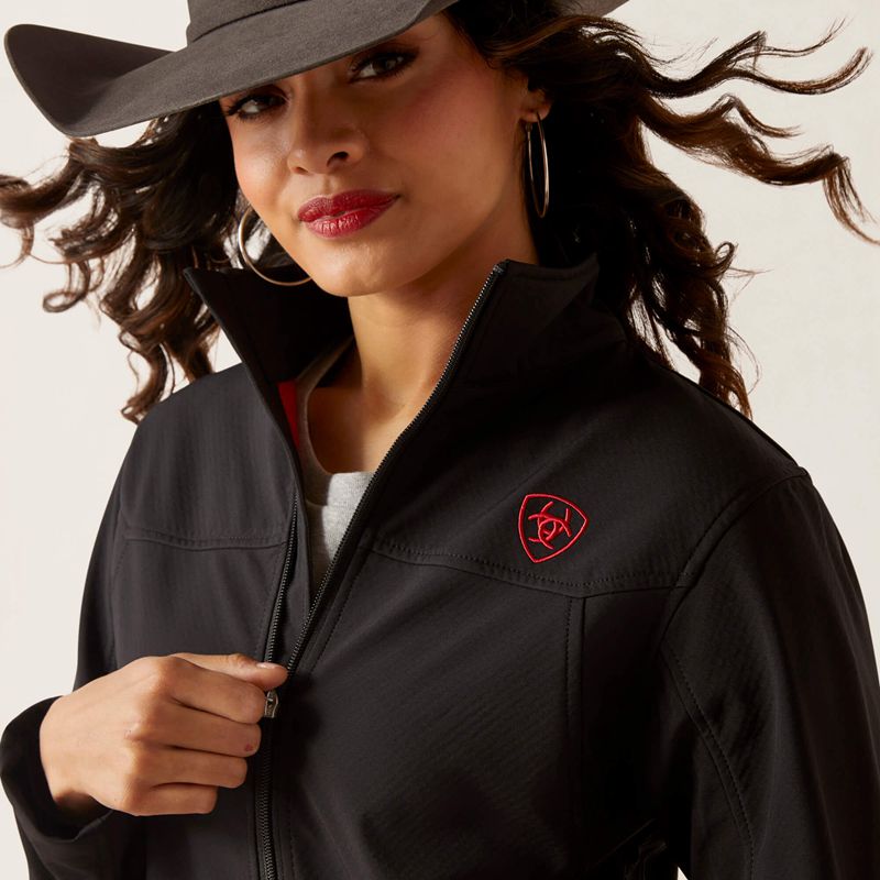 Ariat Classic Team Softshell Brand Jacket Noir Femme | LGK-73802055