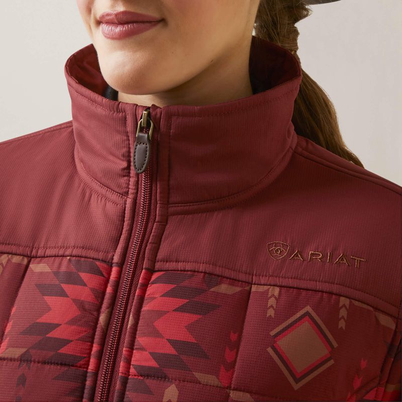 Ariat Crius Insulated Jacket Rose Femme | VBS-92703510