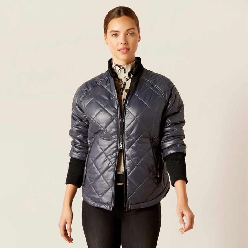 Ariat Charlie Insulated Jacket Ebony Femme | PVT-96992919