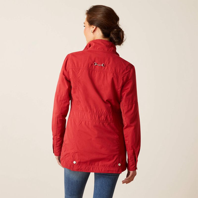 Ariat Calumet Field Jacket Rouge Femme | NBA-98094711