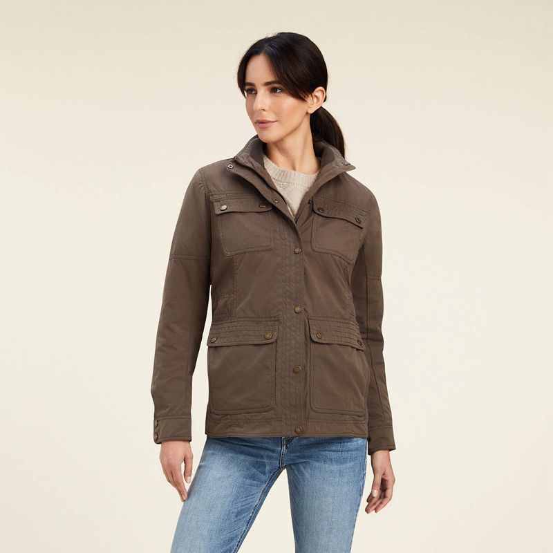 Ariat Calumet Field Jacket Banyan Bark Femme | ZVU-99129216