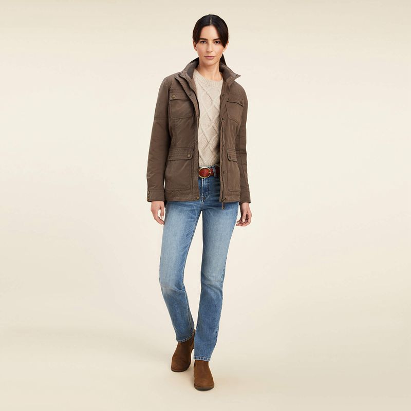 Ariat Calumet Field Jacket Banyan Bark Femme | ZVU-99129216