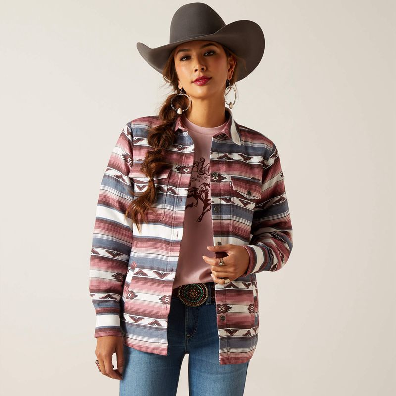 Ariat Buffalo Plaid Shirt Jacket Serape Femme | SAS-85500740