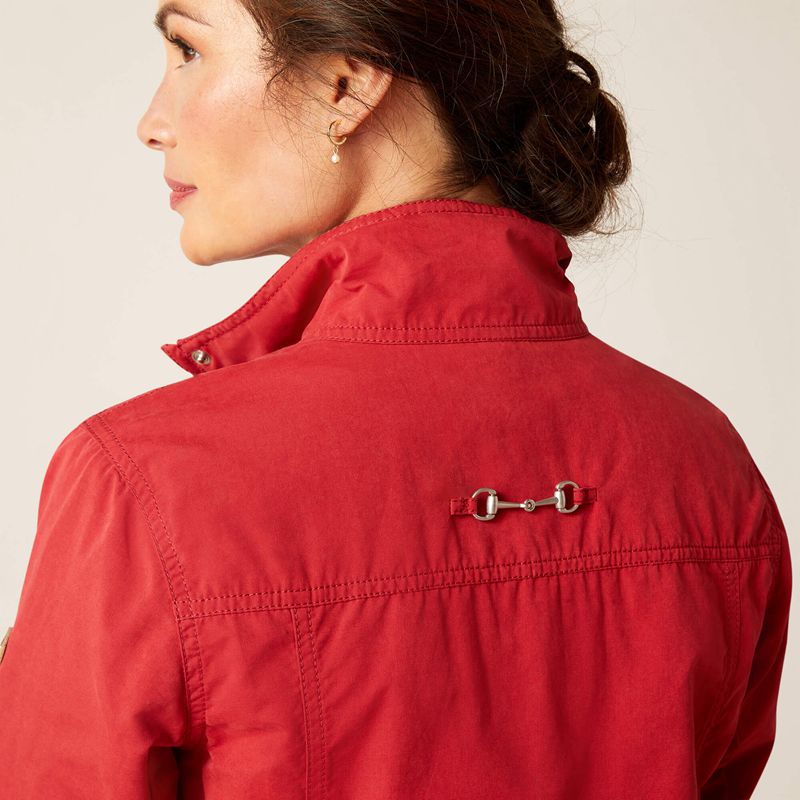 Ariat Calumet Field Jacket Rouge Femme | NBA-98094711