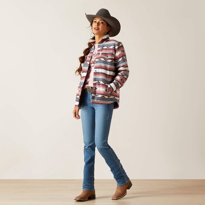 Ariat Buffalo Plaid Shirt Jacket Serape Femme | SAS-85500740