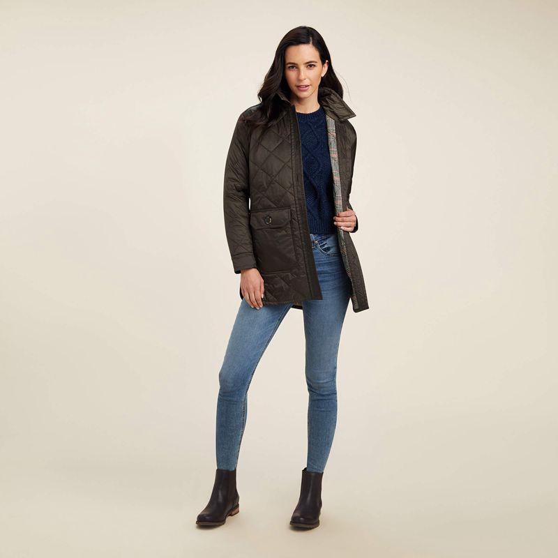 Ariat Belmont Shirt Jacket Earth Femme | ORY-11526816