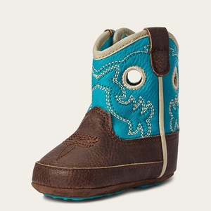 Ariat Lk Lil' Stompers Boston Boot Turquoise Enfant | XYS-33466604