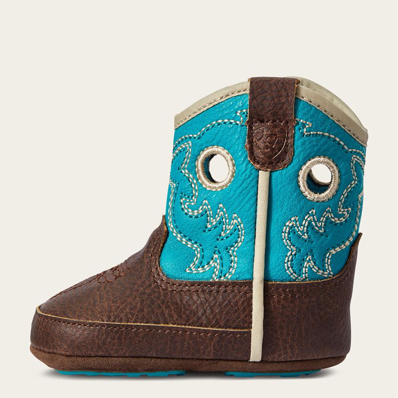 Ariat Lk Lil' Stompers Boston Boot Turquoise Enfant | XYS-33466604