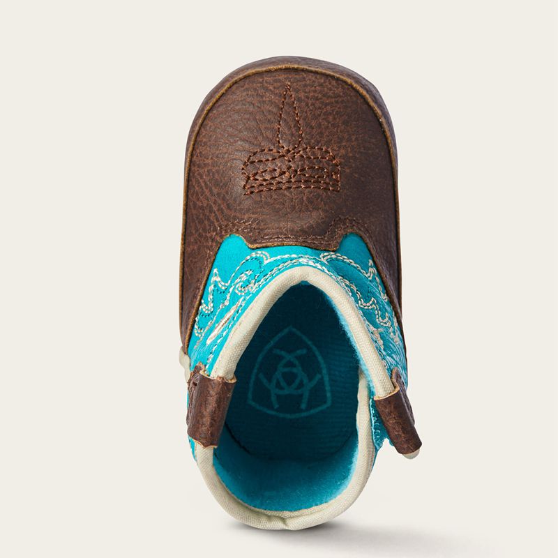 Ariat Lk Lil' Stompers Boston Boot Turquoise Enfant | XYS-33466604