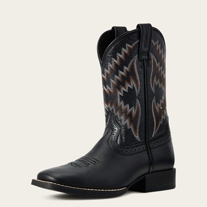 Ariat Bk Tycoon Western Boot Noir Enfant | KUL-15977683