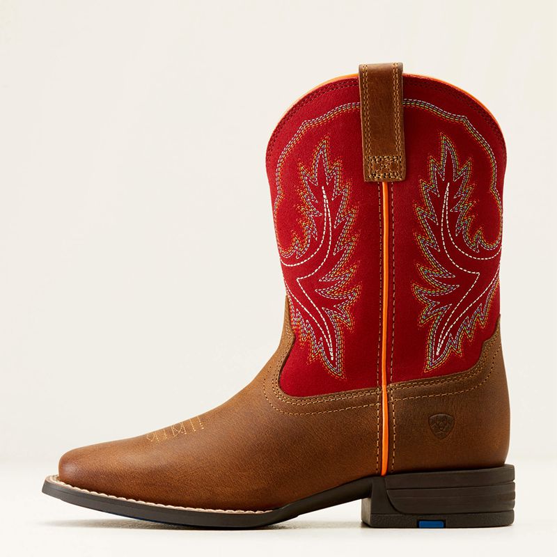 Ariat Bk Wilder Western Boot Rouge Enfant | NUJ-80356644