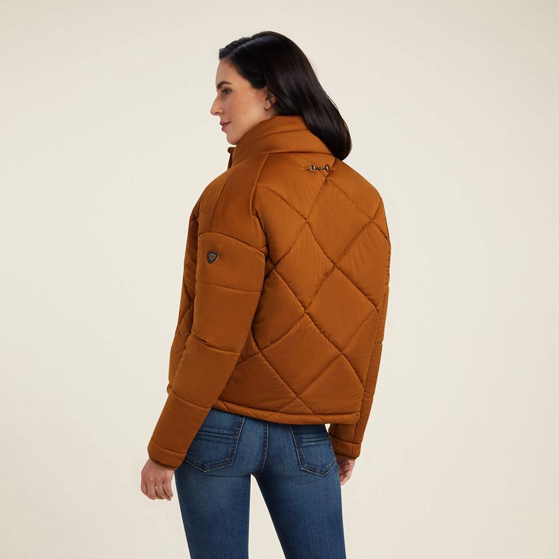 Ariat Adena Insulated Jacket Chestnut Femme | JNO-15396700