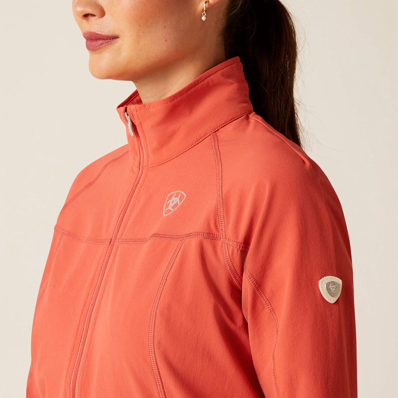 Ariat Agile Softshell Jacket Baked Apple Femme | ANG-28693163