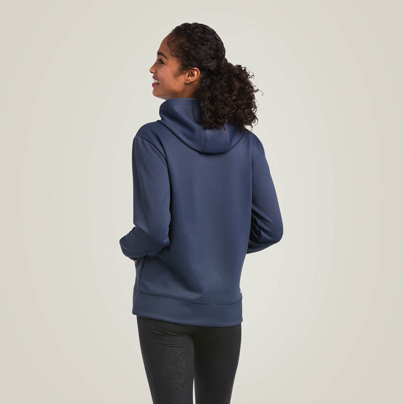 Ariat Tek Hoodie Bleu Femme | MHA-03766856