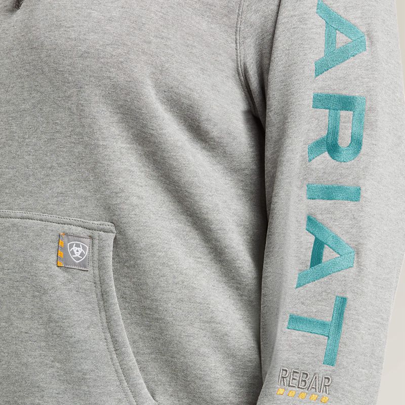 Ariat Rebar Graphic Hoodie Grise Femme | ZAN-21158349