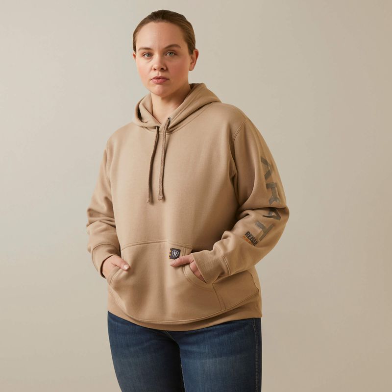 Ariat Rebar Graphic Hoodie String Alloy Femme | KKM-36330681