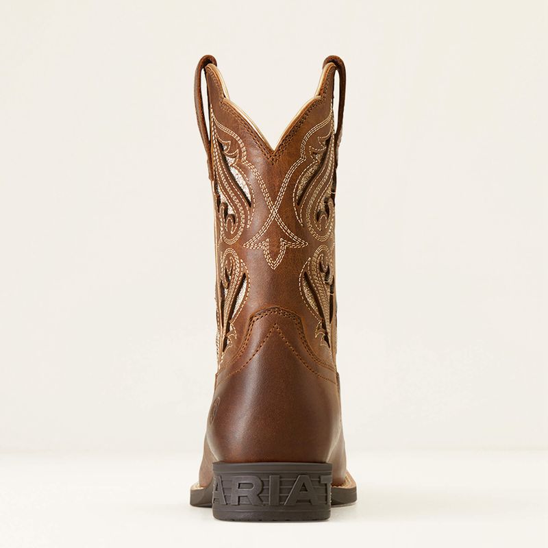 Ariat Bk Round Up Bliss Western Boot Marron Enfant | MUS-18833751