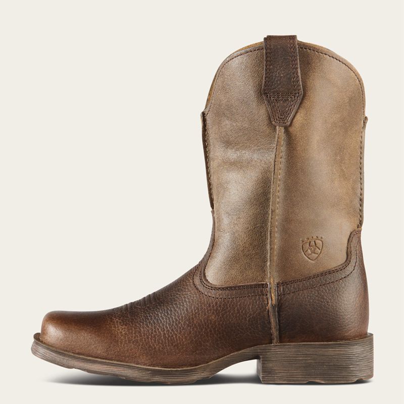 Ariat Bk Rambler Western Boot Earth Enfant | AWH-06532589