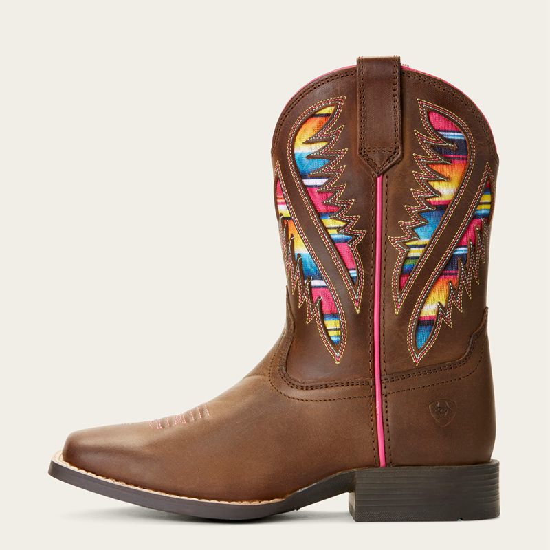 Ariat Bk Quickdraw Venttek Western Boot Marron Enfant | PQX-84924083