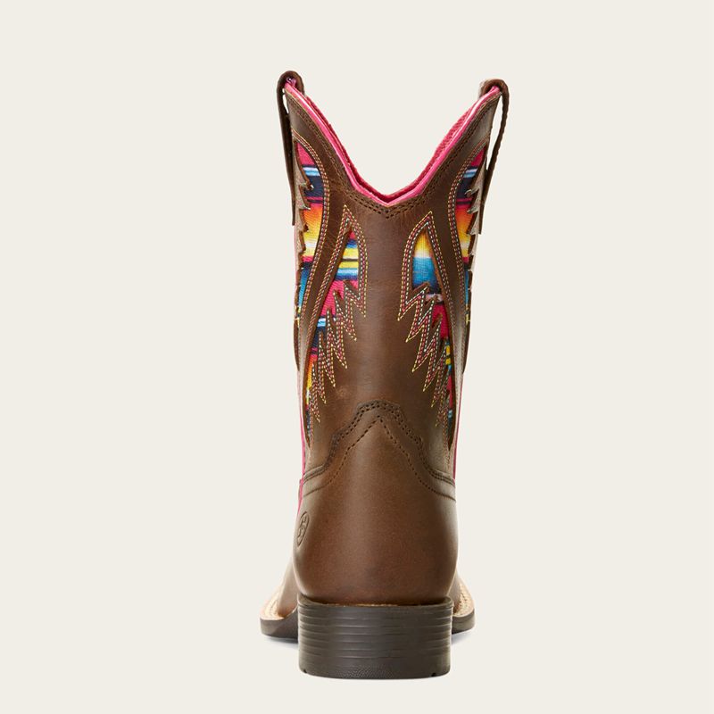 Ariat Bk Quickdraw Venttek Western Boot Marron Enfant | PQX-84924083