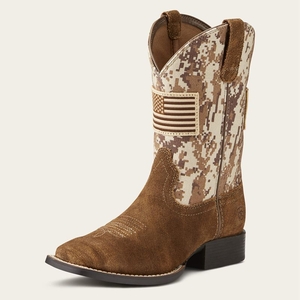 Ariat Bk Patriot Western Boot Sable Camouflage Enfant | YUM-11962090