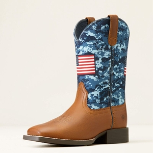 Ariat Bk Patriot Western Boot Grand Canyon Enfant | MVR-98945850