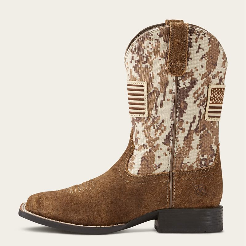 Ariat Bk Patriot Western Boot Sable Camouflage Enfant | YUM-11962090