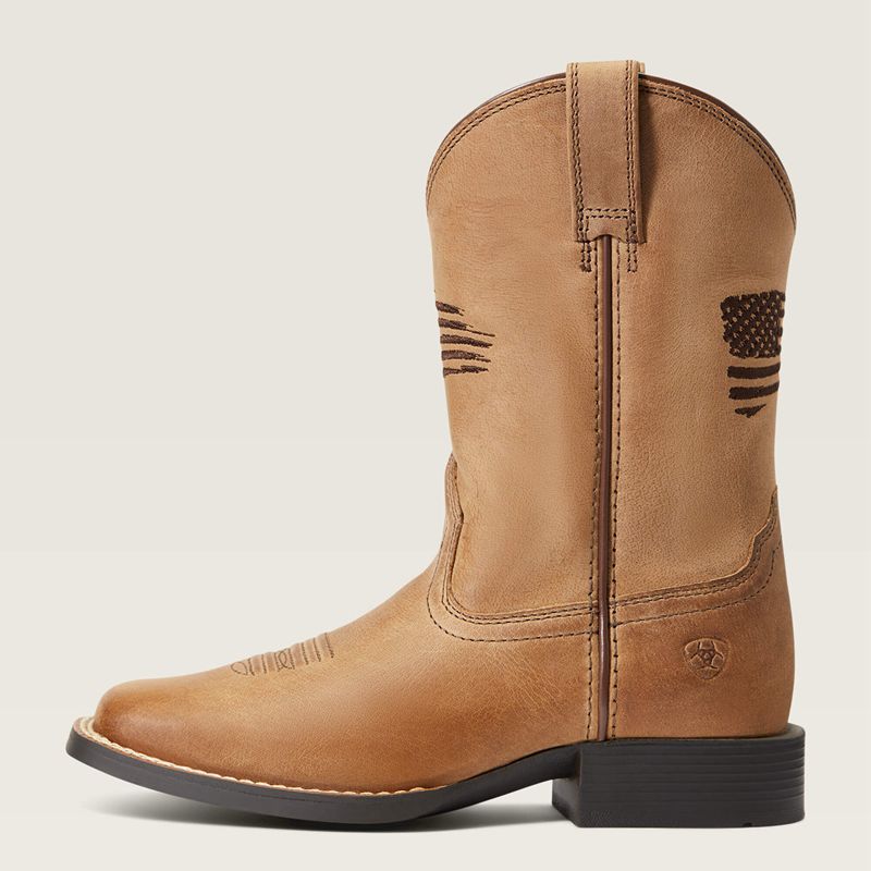 Ariat Bk Patriot Ii Western Boot Marron Enfant | ZTQ-39283453