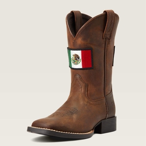 Ariat Bk Orgullo Mexicano Ii Western Boot Marron Enfant | OCW-71316035