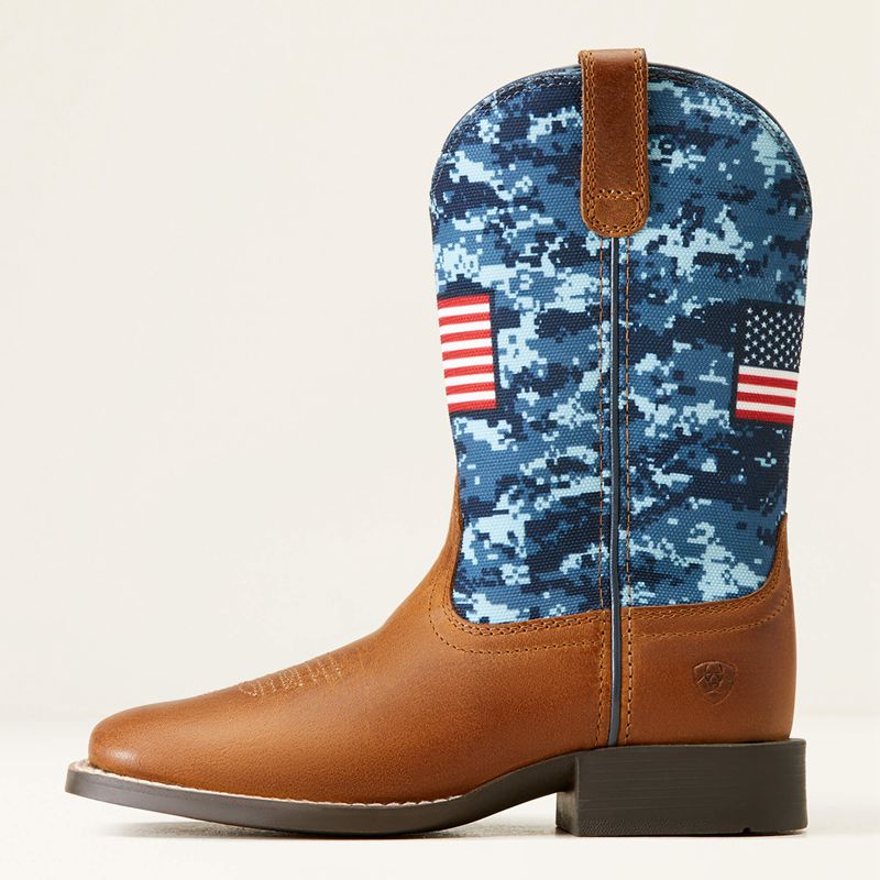 Ariat Bk Patriot Western Boot Grand Canyon Enfant | MVR-98945850