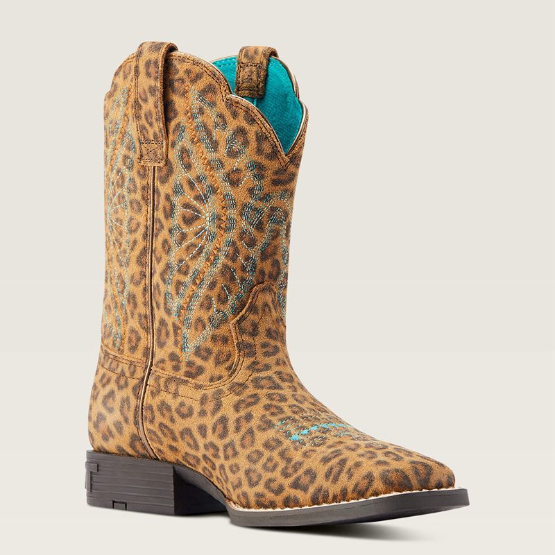 Ariat Bk Primetime Western Boot Leopard Enfant | ZZI-11813876