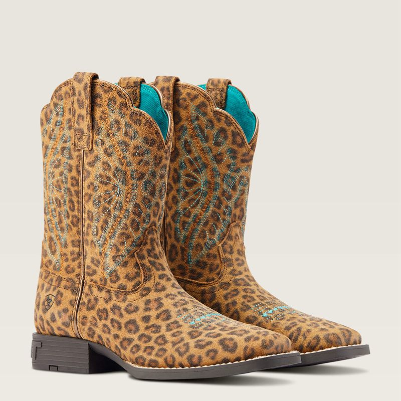 Ariat Bk Primetime Western Boot Leopard Enfant | ZZI-11813876