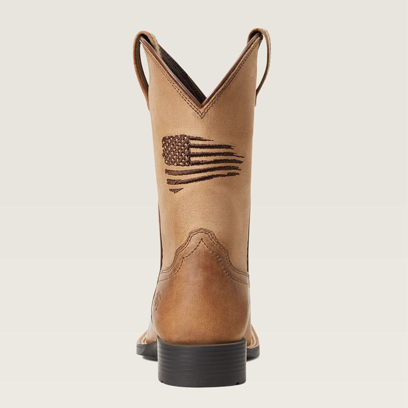 Ariat Bk Patriot Ii Western Boot Marron Enfant | ZTQ-39283453