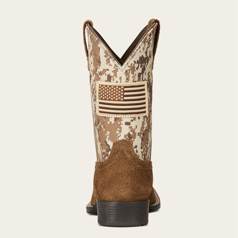 Ariat Bk Patriot Western Boot Sable Camouflage Enfant | YUM-11962090