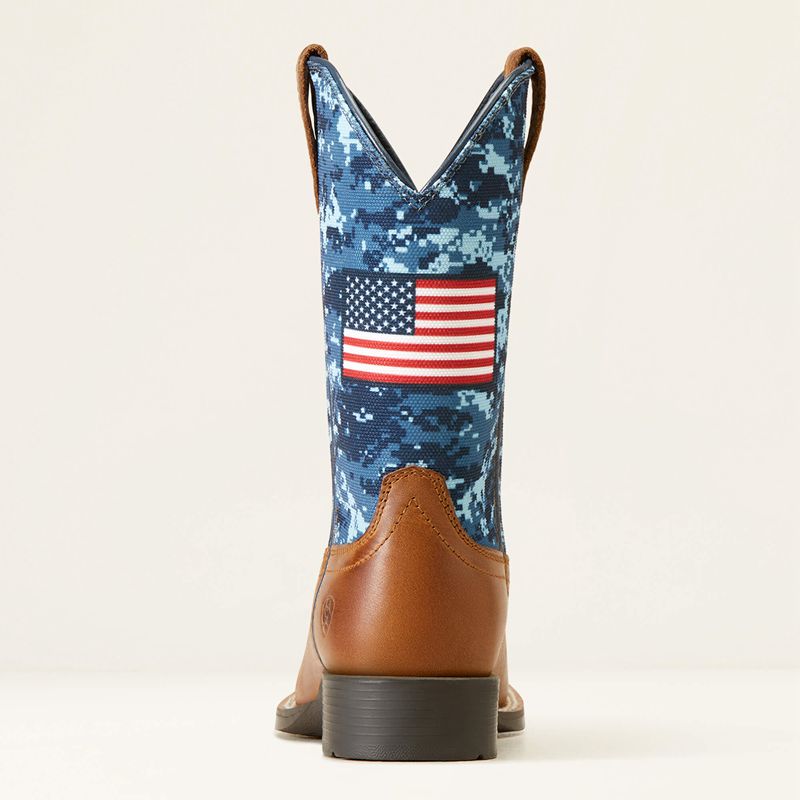 Ariat Bk Patriot Western Boot Grand Canyon Enfant | MVR-98945850