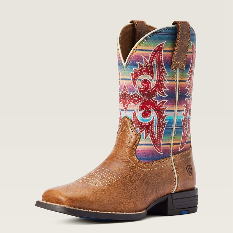 Ariat Bk Lonestar Western Boot Ridge Tan Enfant | SCQ-94426432