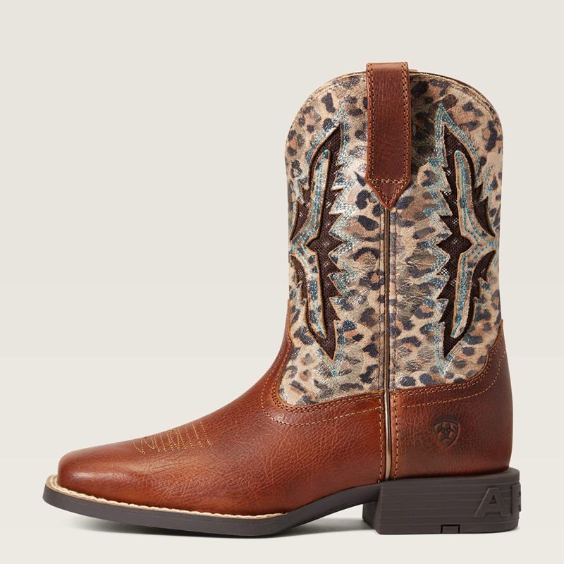 Ariat Bk Koel Venttek Western Boot Spiced Cider Enfant | ZMB-40758555