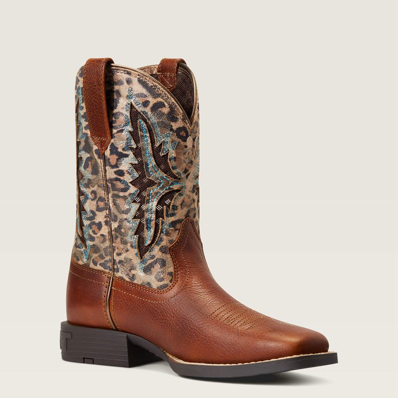 Ariat Bk Koel Venttek Western Boot Spiced Cider Enfant | ZMB-40758555