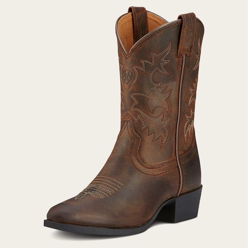 Ariat Bk Heritage Western Boot Marron Enfant | IQF-12654223