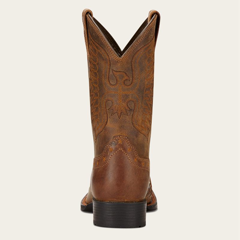 Ariat Bk Honor Western Boot Marron Enfant | EFN-60105656