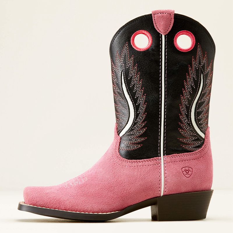 Ariat Bk Futurity Fort Worth Western Boot Rose Enfant | YCW-78138460