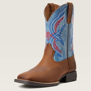 Ariat Bk Double Kicker Western Boot Marron Enfant | XZQ-82707926